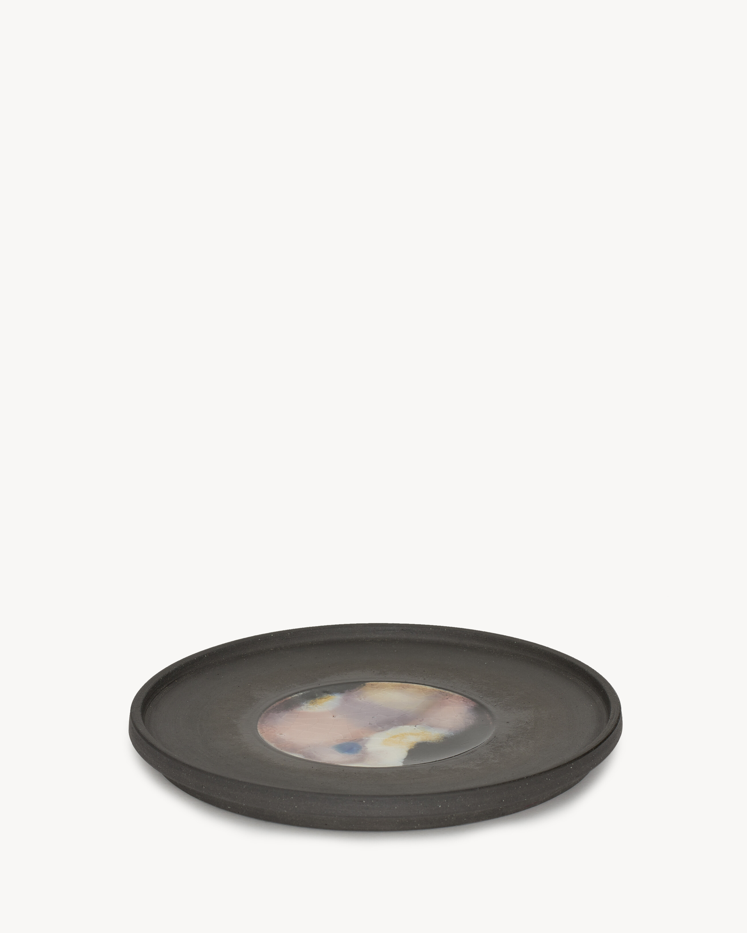 SUSHI PARK DAEYONG KIM LAQUERED PLATE IN CERAMIC