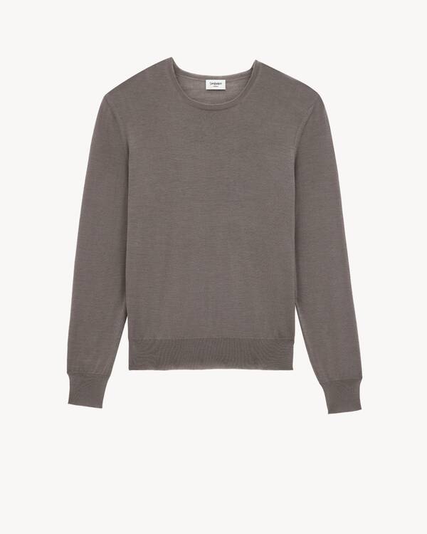 YVES SAINT LAURENT ダークグレー ニット　A0126 Small-821736Y76GM1021_A.jpg?v=2