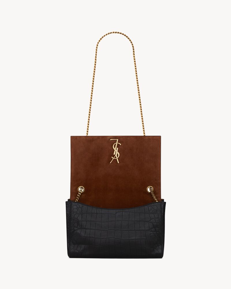 SAINT LAURENT ケイト ミディアム リバーシブル（スエード） ケイト リバーシブル（クロコダイルエンボスレザー）g t | Saint