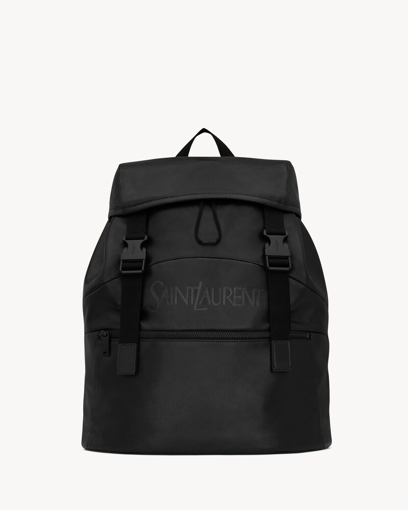 SAINT LAURENT Rucksack aus genarbtem Leder