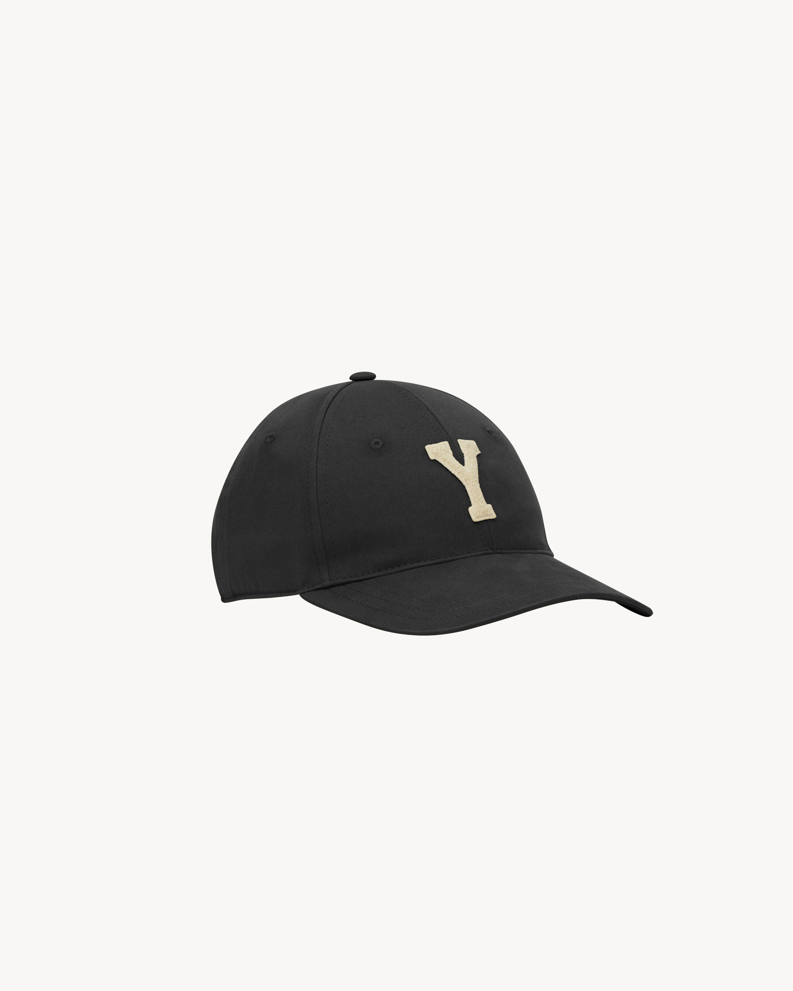 Y varsity cap in gabardine | Saint Laurent | YSL.com