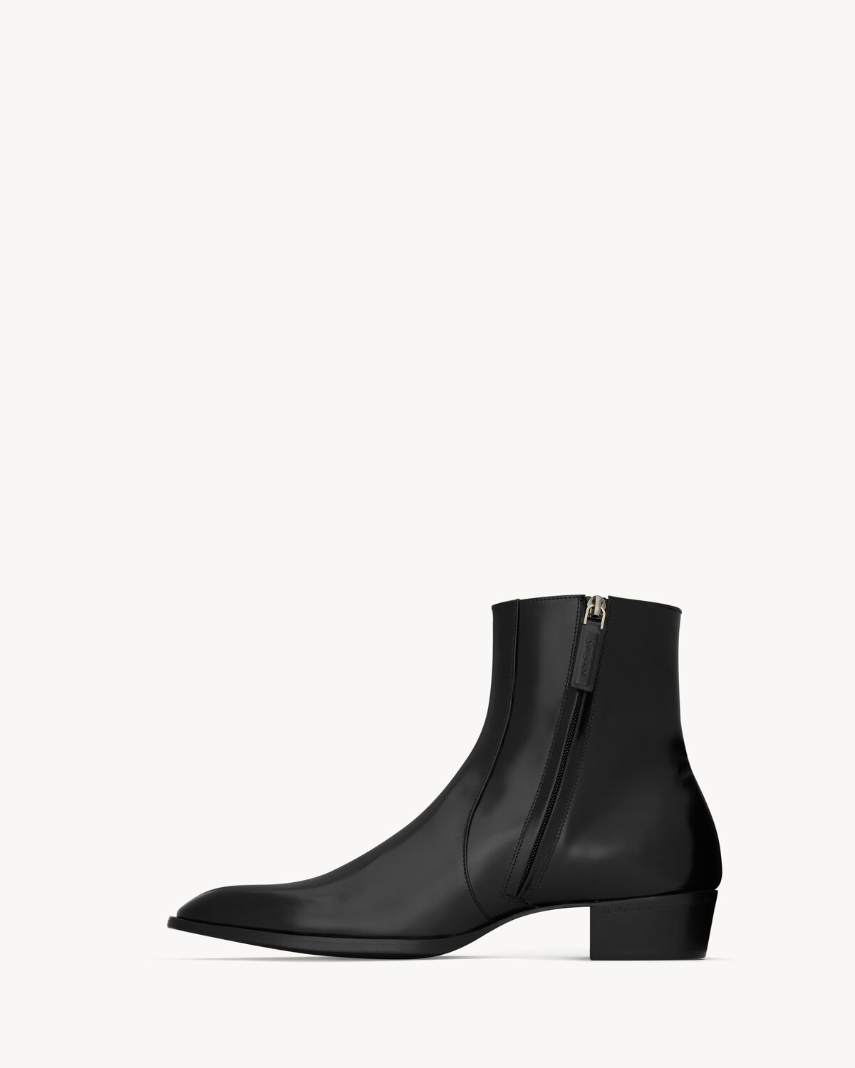 roman stiefel aus glattleder