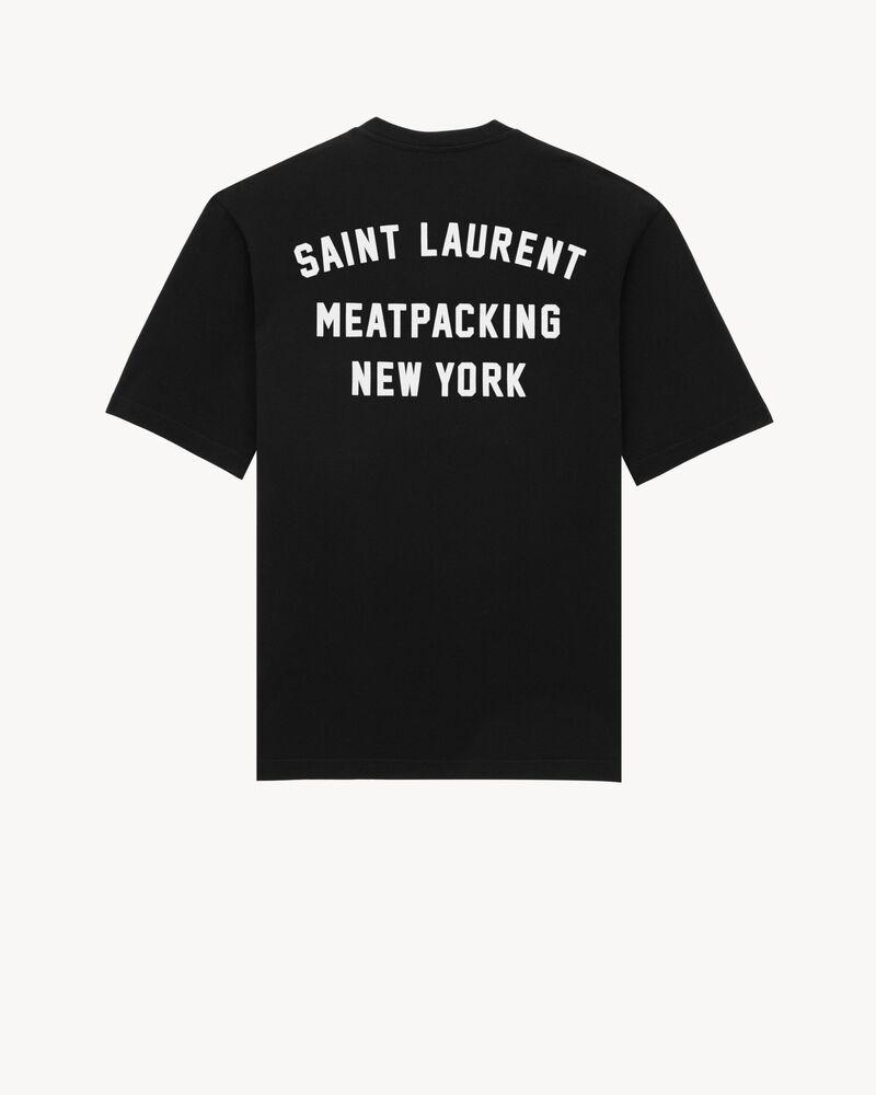 SAINT LAURENT NEW YORK ADDRESS T-SHIRT