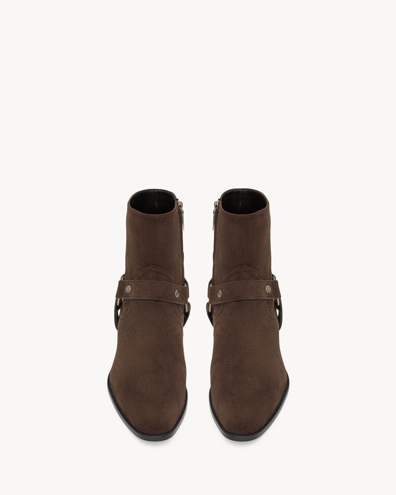 WYATT harness boots in suede