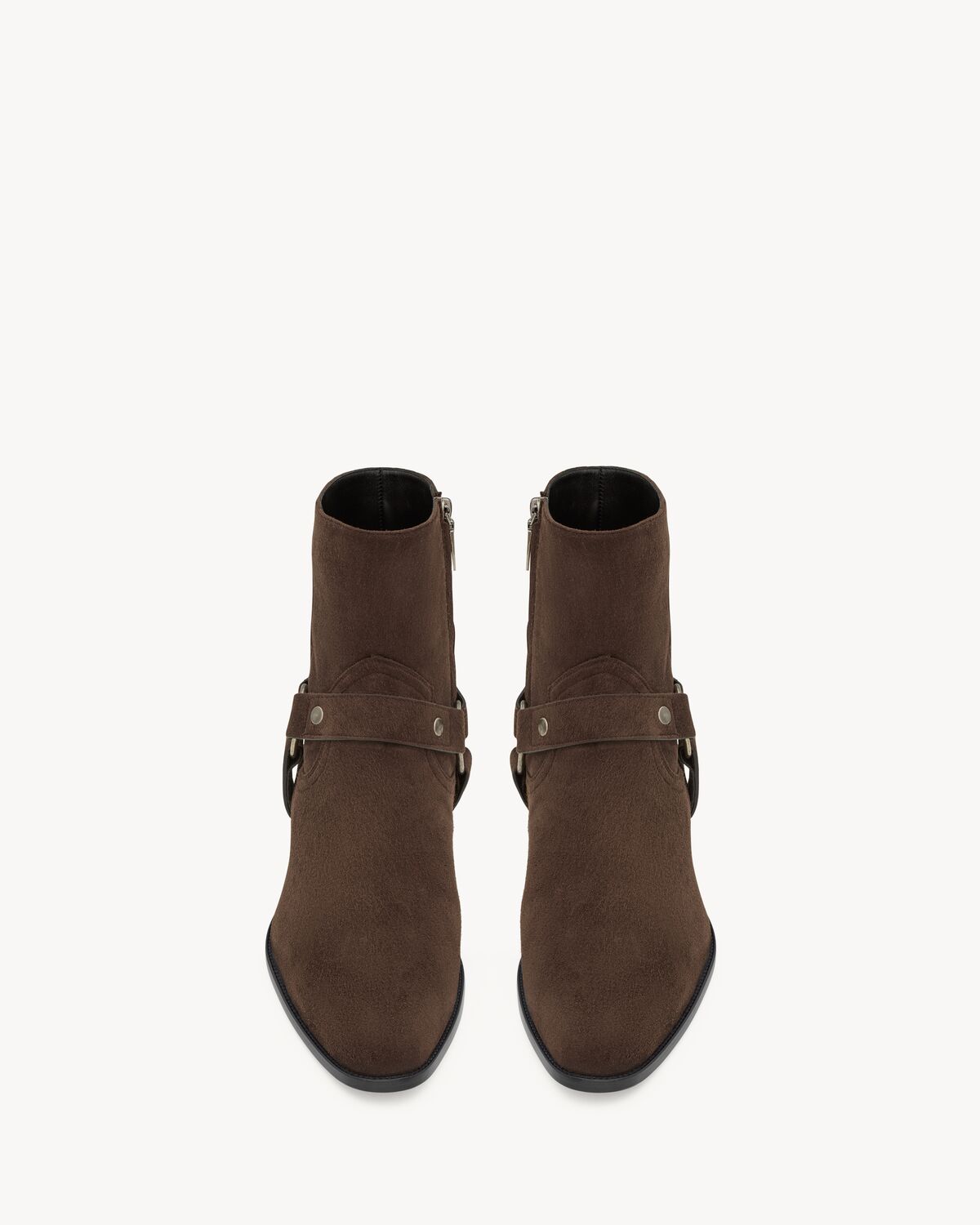 wyatt harness boots in suede