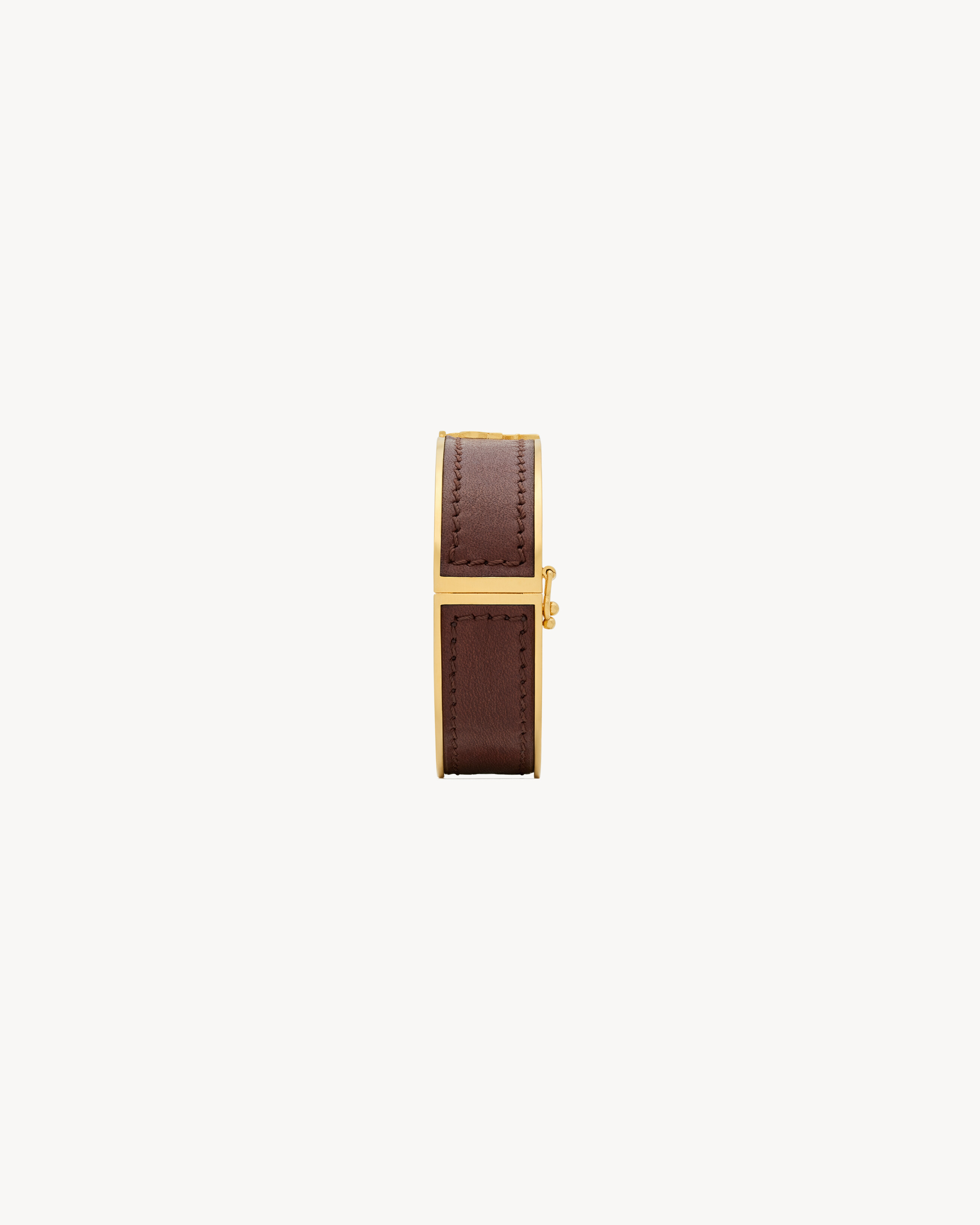 CASSANDRE bracelet in metal and leather