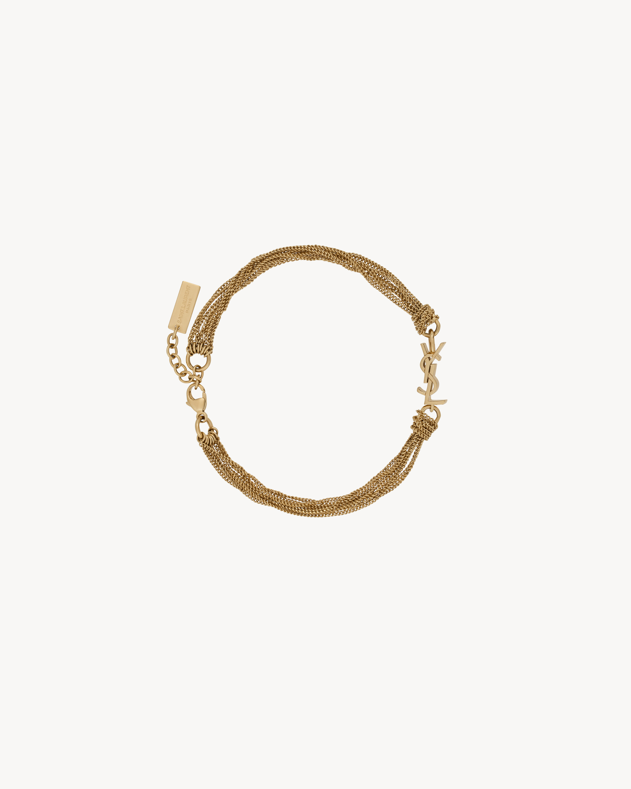 CASSANDRE tassel bracelet in metal