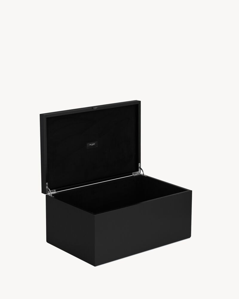 LARGE BOX IN SMOOTH LEATHER