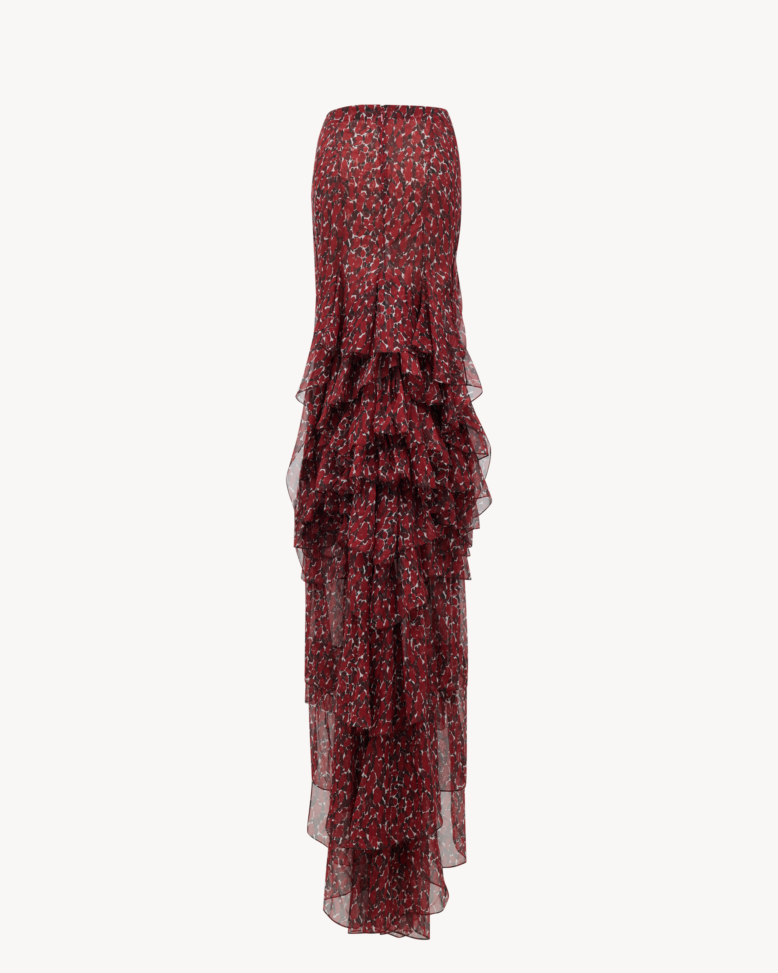 cascade skirt in silk crepe muslin