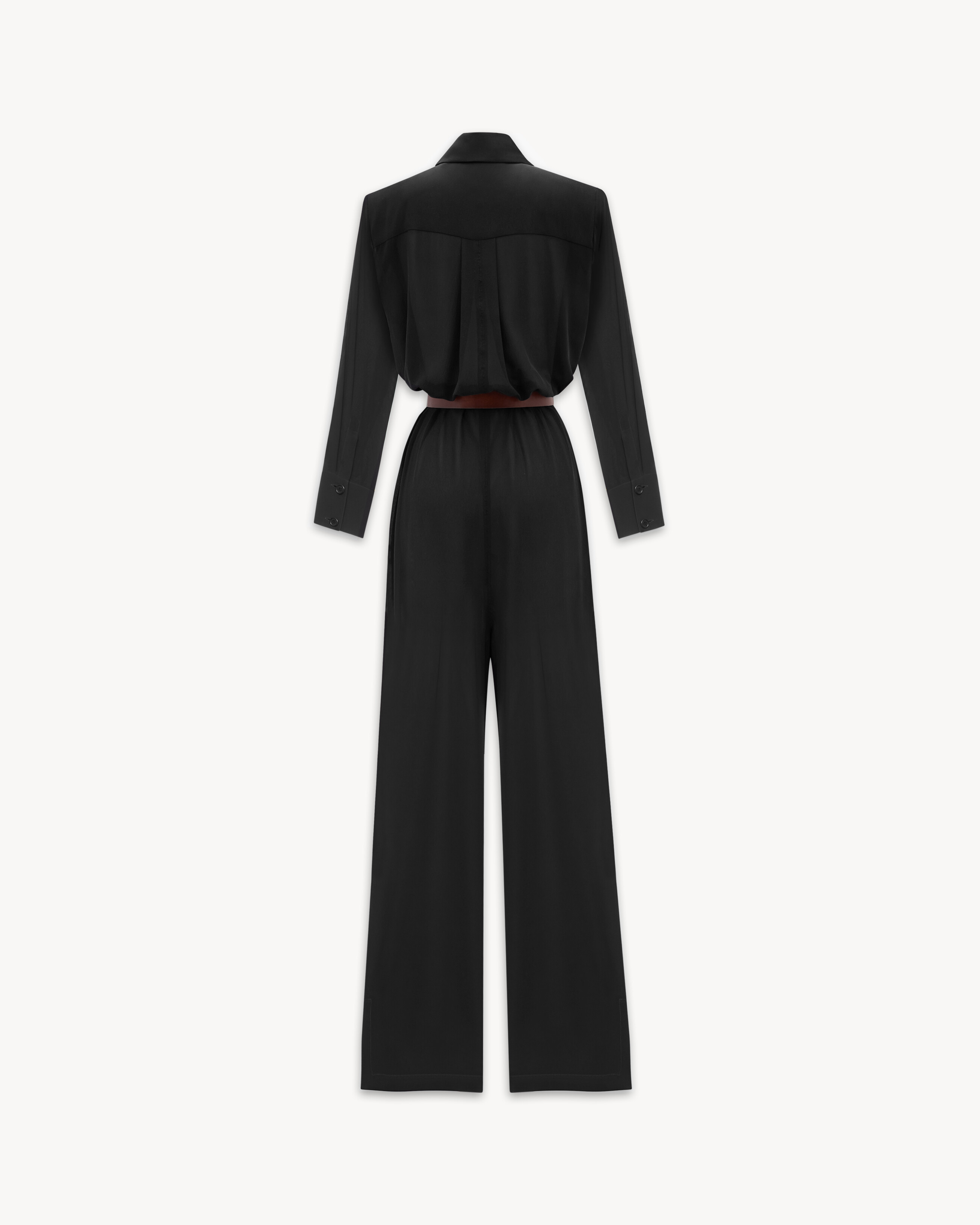 jumpsuit in silk crepe muslin