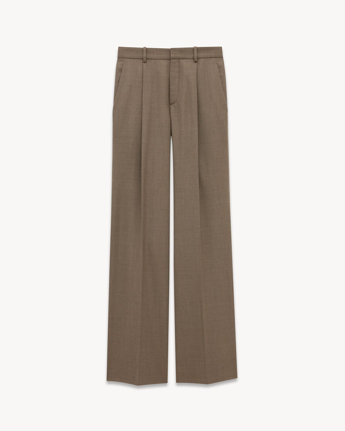 Pantalon ample en laine