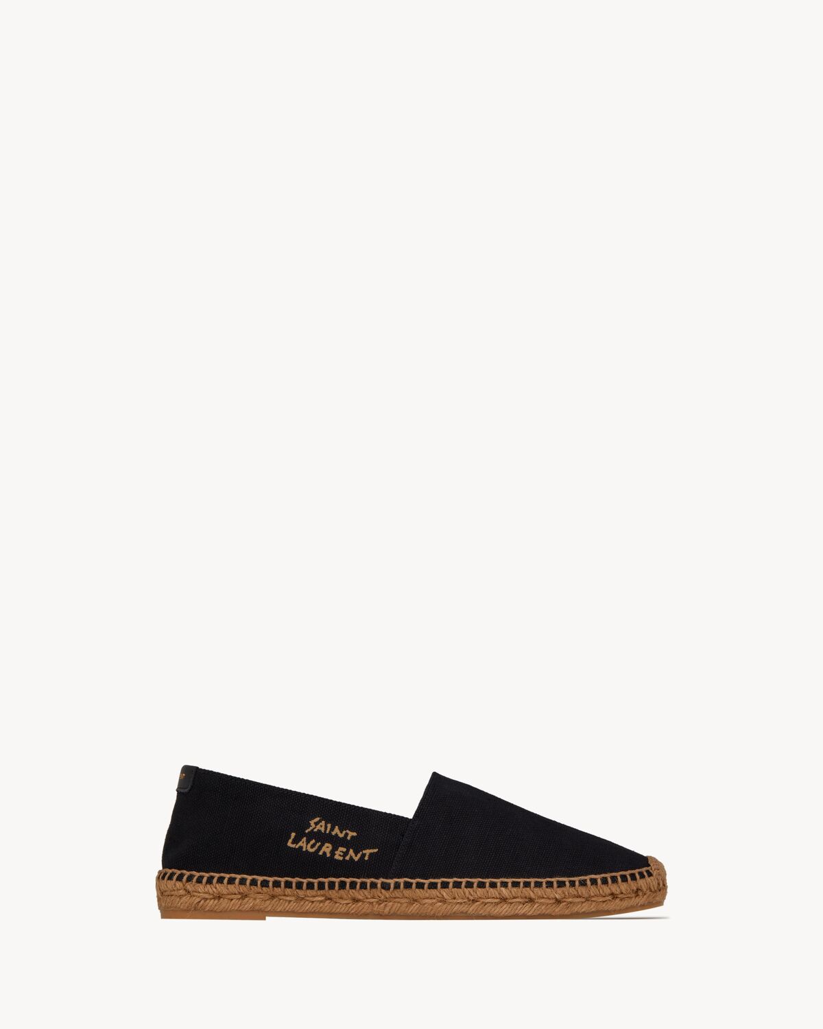 Alpargatas Saint Laurent de lona con bordados