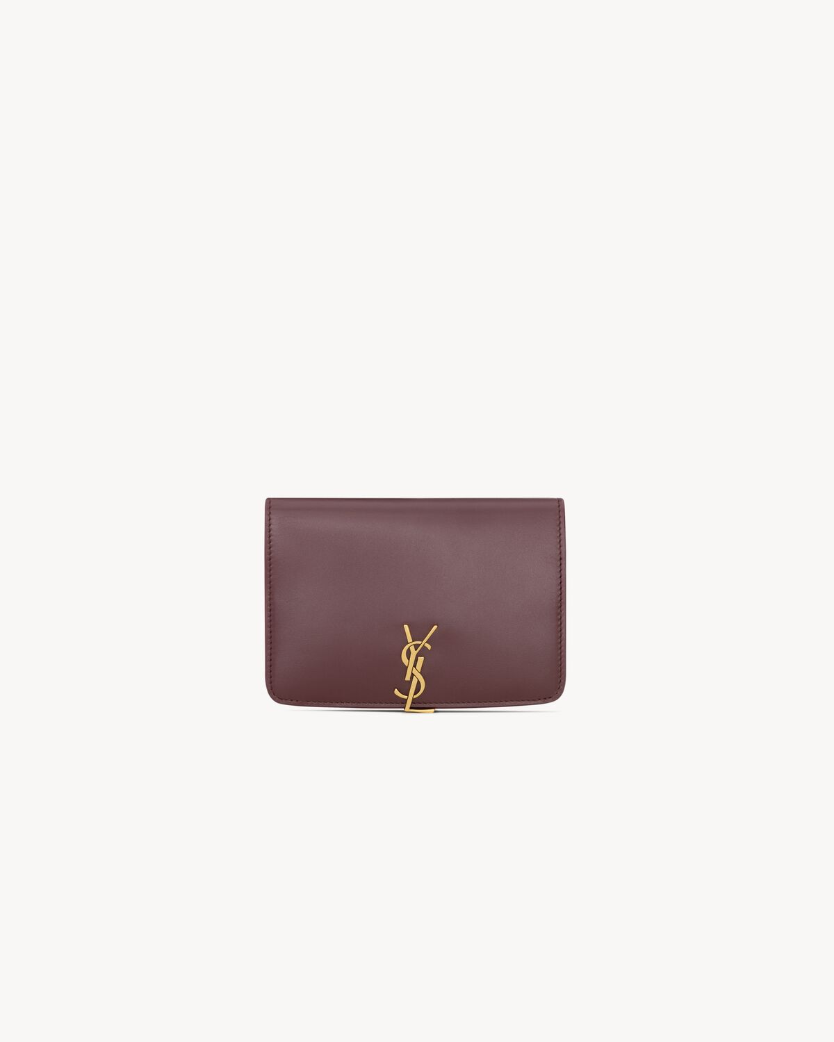 VOLTAIRE passport case in BOX SAINT LAURENT