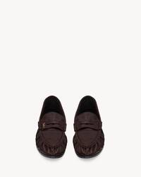 LE LOAFER penny slippers in eel