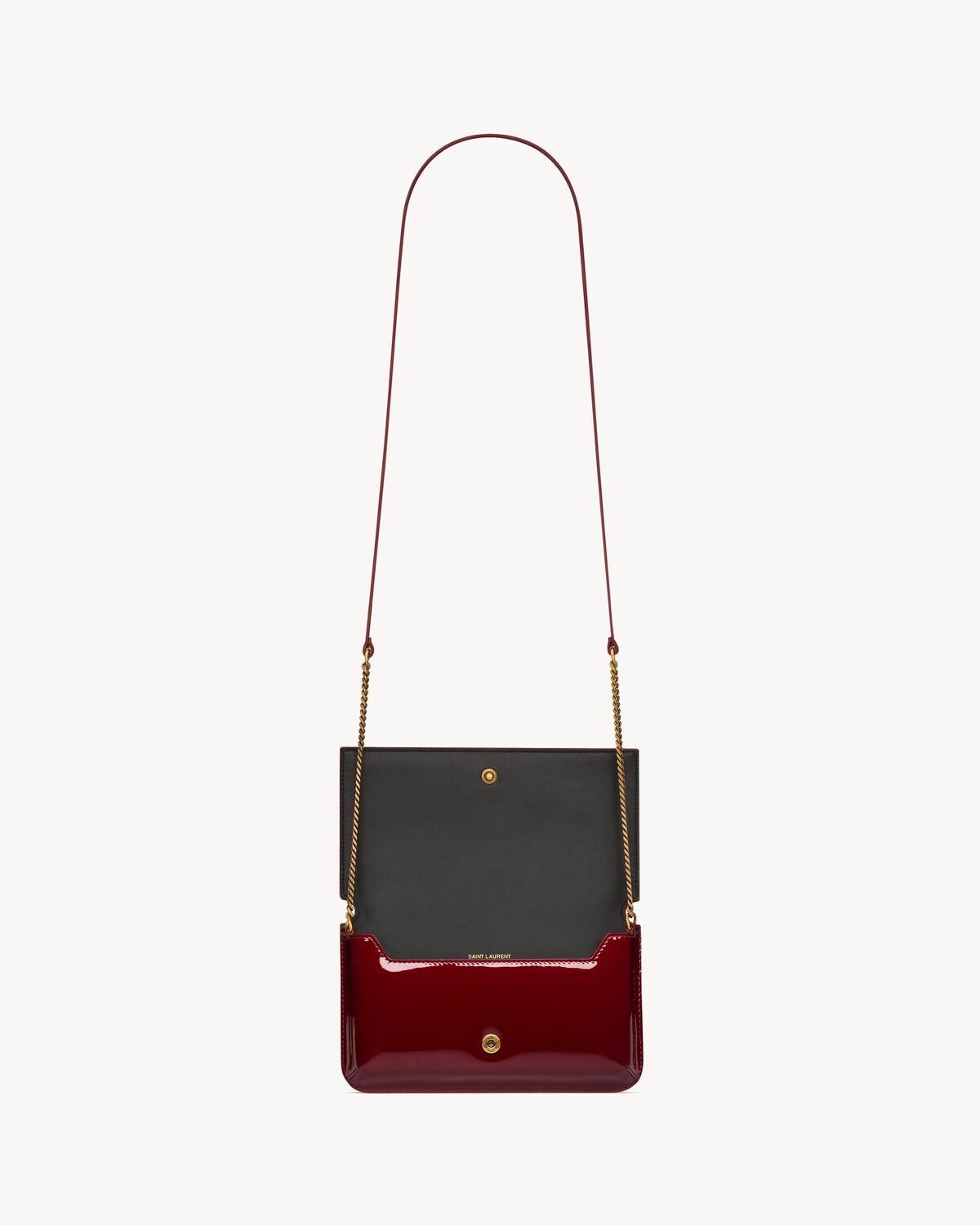 생로랑 페이턴트 가죽 카산드라 휴대폰 홀더 808702BMIIW6259