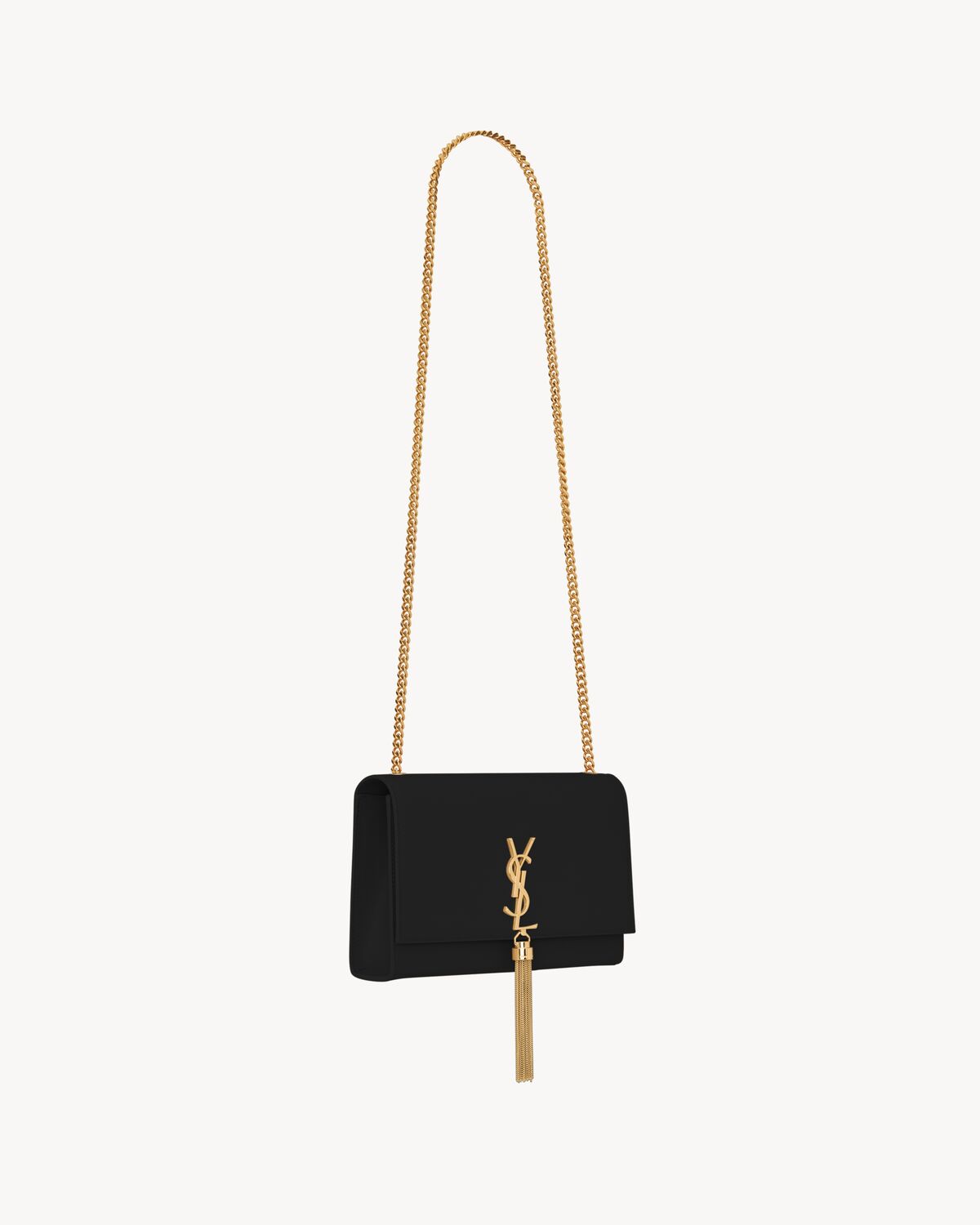 KATE MEDIUM TASSEL IN GRAIN DE POUDRE EMBOSSED LEATHER | Saint Laurent ...