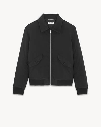 bomber jacket in faille