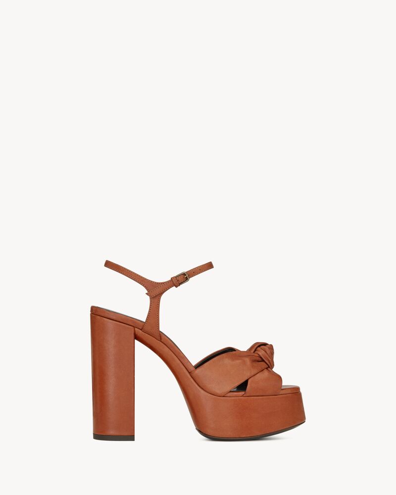 Saint laurent bianca suede platform sandals Clearance