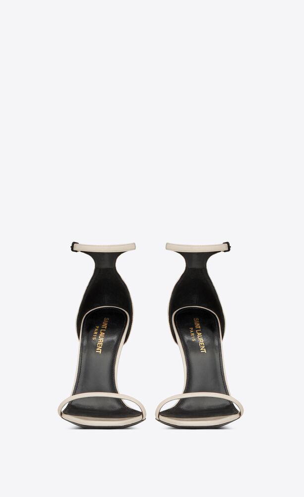 ysl black opyum sandals