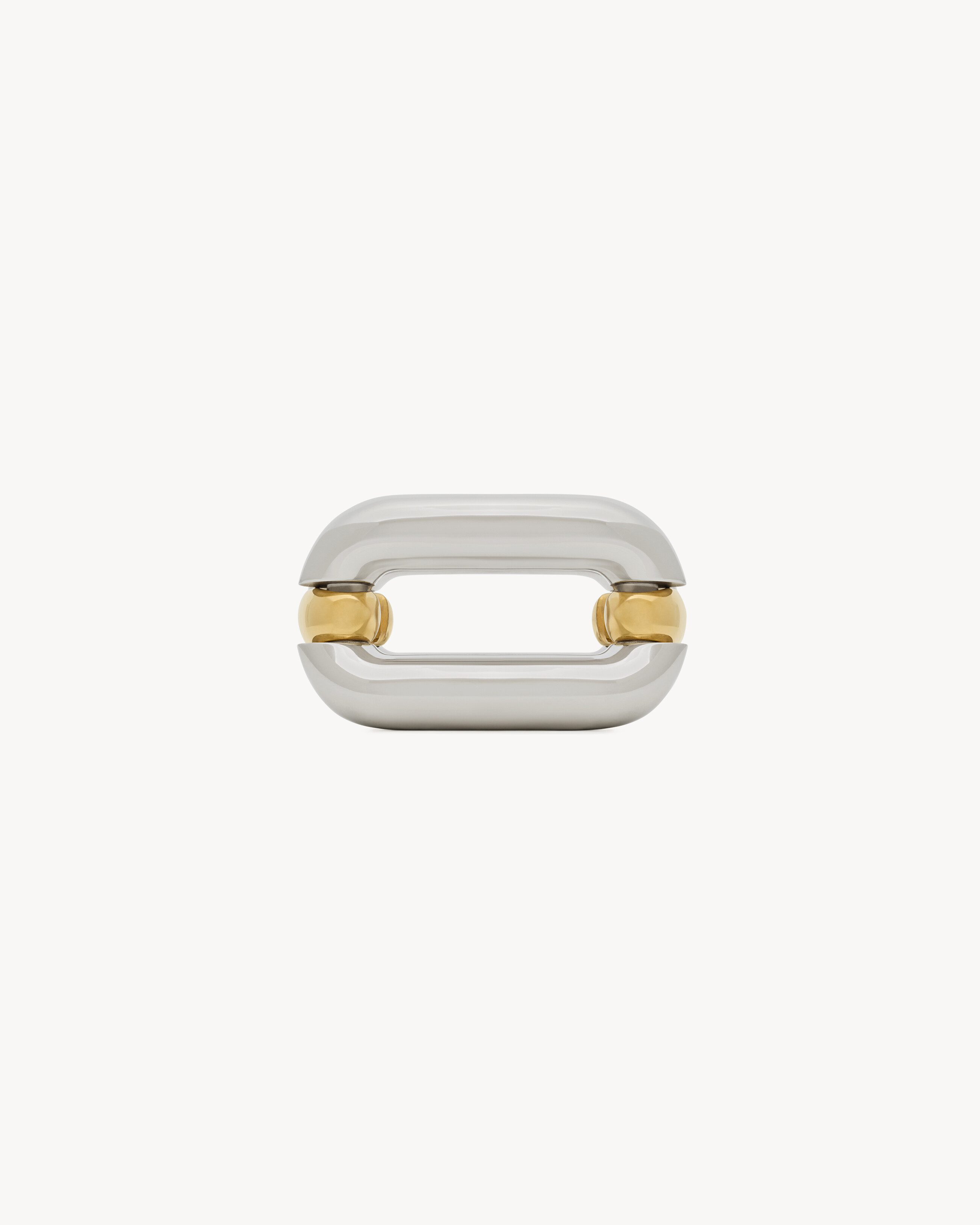 Bracciale a doppio anello in metallo