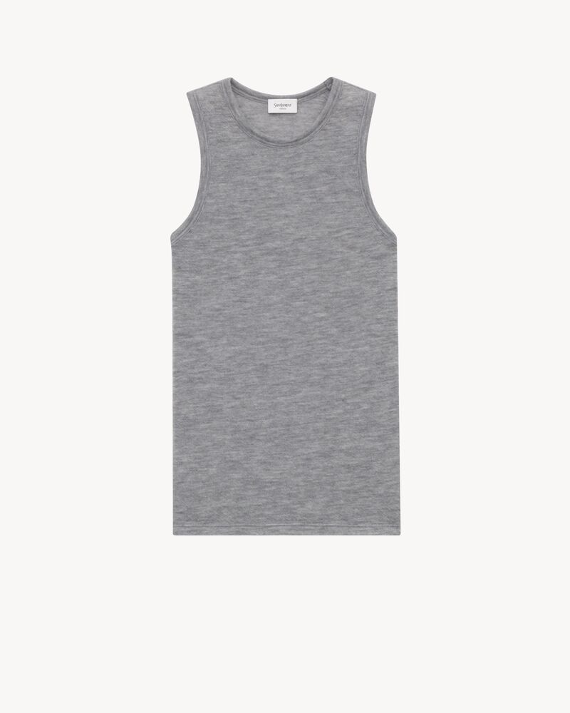 tank top in cashmere jersey