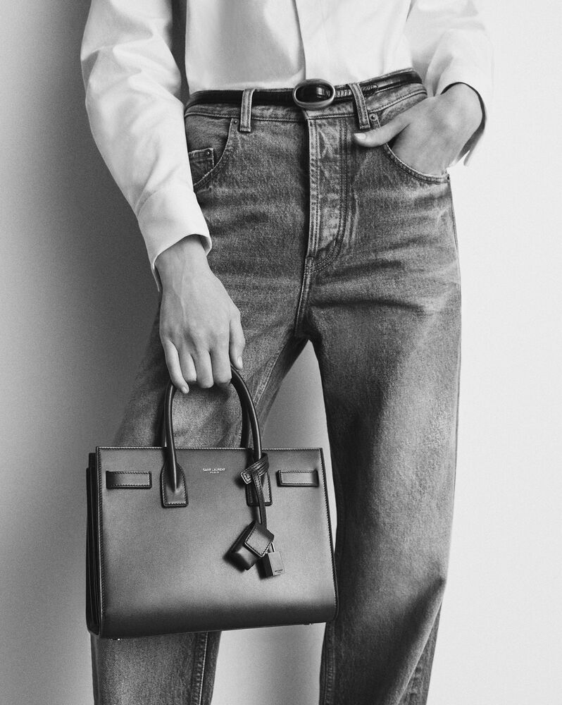 SAC DE JOUR BABY IN SMOOTH LEATHER, Saint Laurent