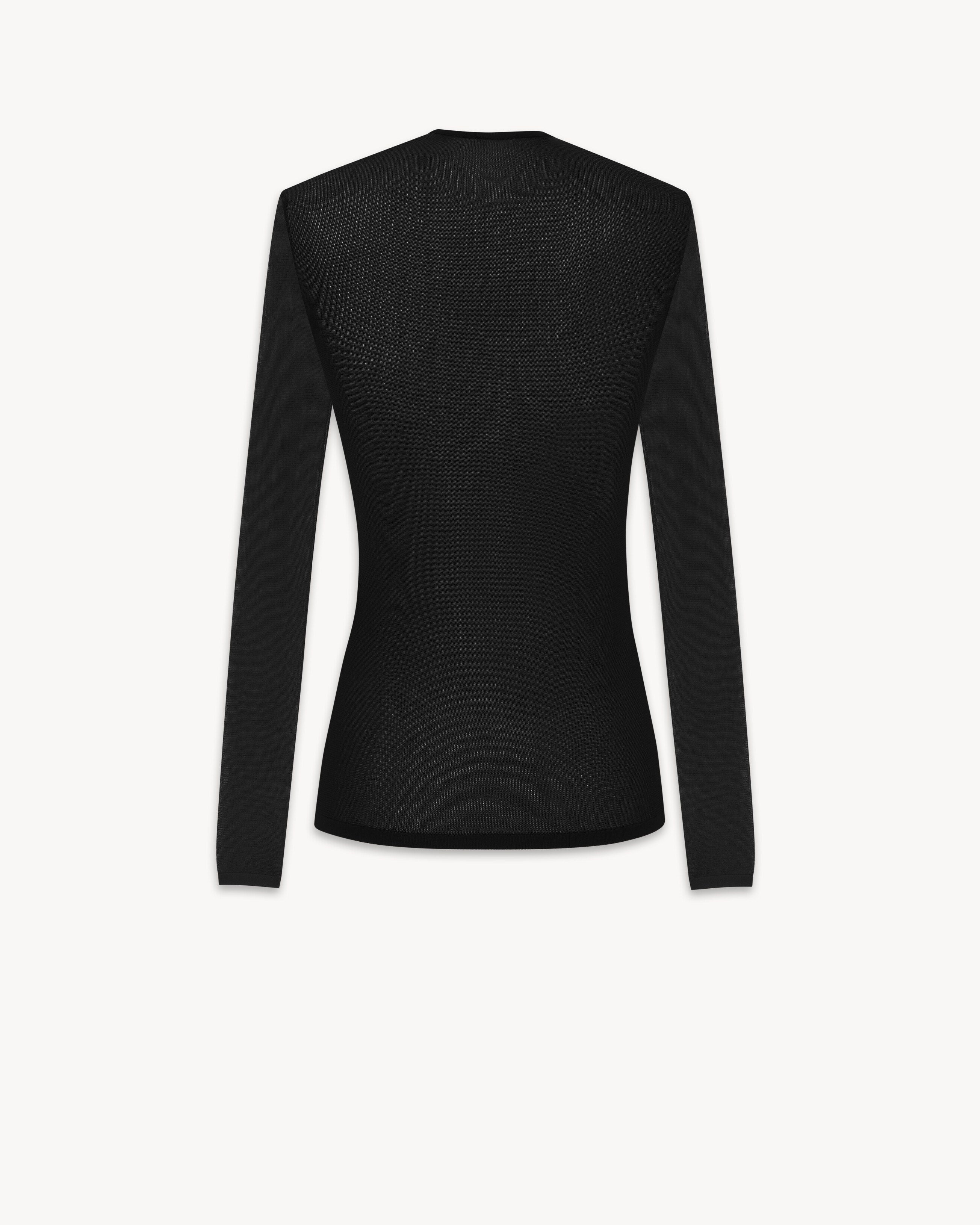 Scoop-Neck Sweater in Knit