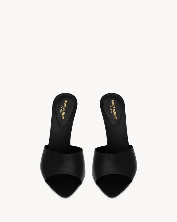 Suite mules in smooth leather | Saint Laurent | YSL.com