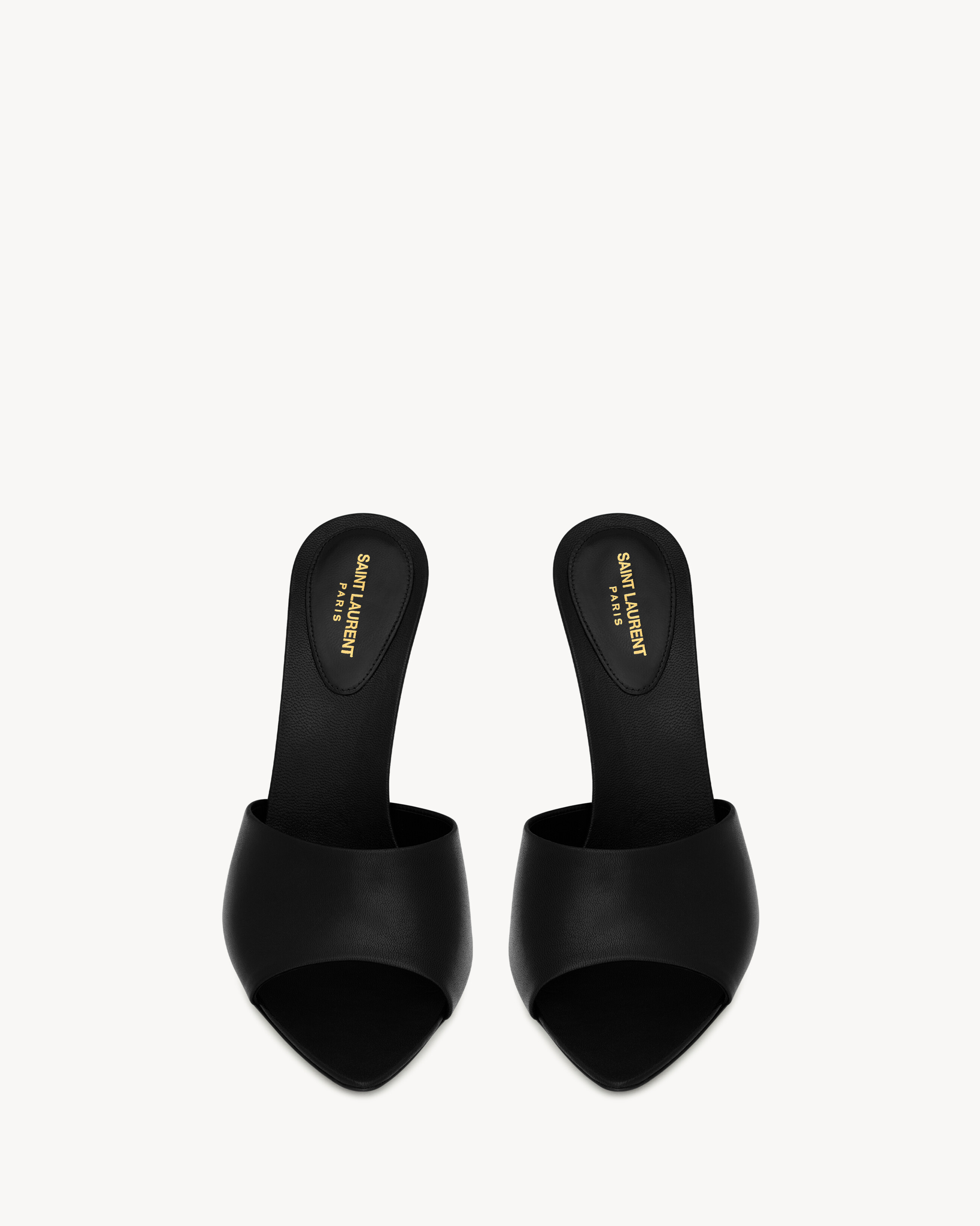 Suite mules in smooth leather