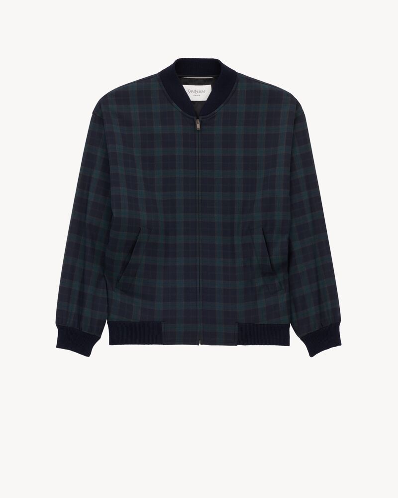 CASSANDRE bomber jacket in check