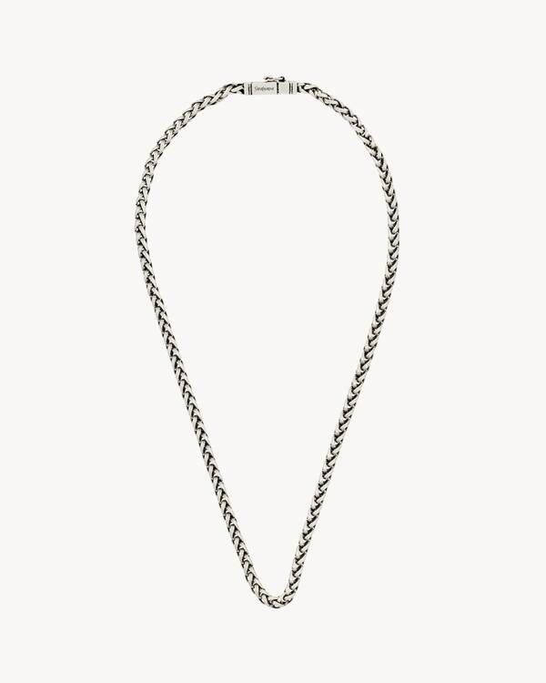 洗練された逸品》【Saint Laurent】チェーンネックレス (Saint