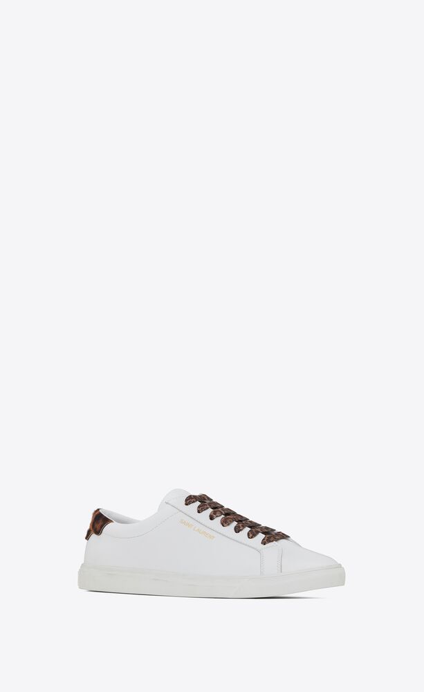 saint laurent andy leopard sneakers