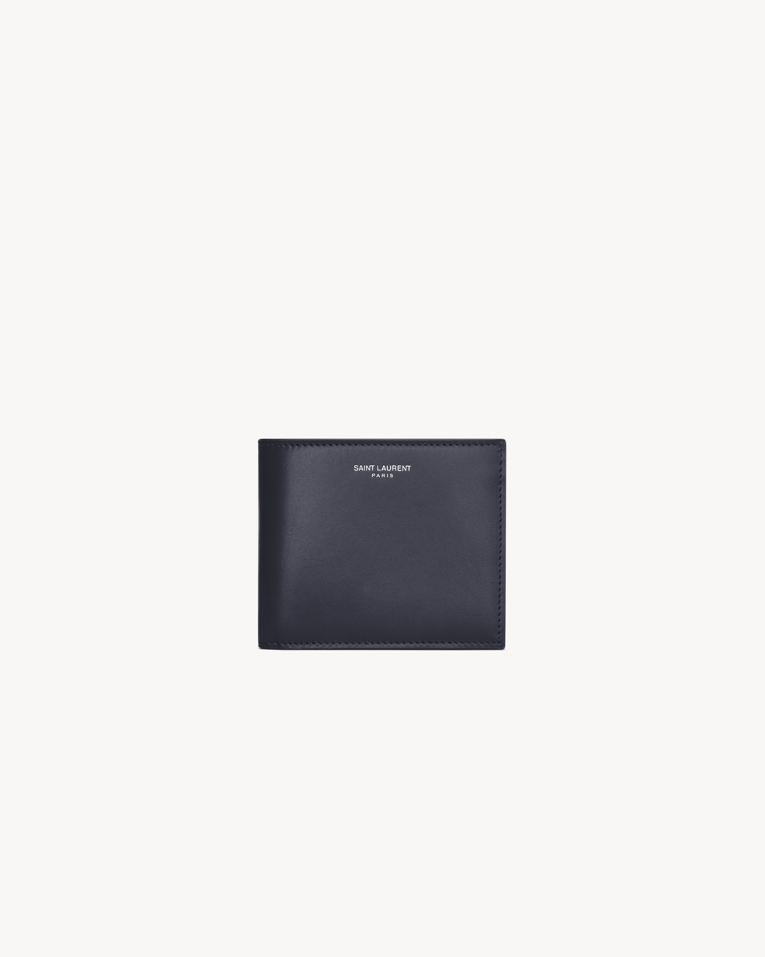 SAINT LAURENT PARIS East/West wallet with coin purse in smooth leather