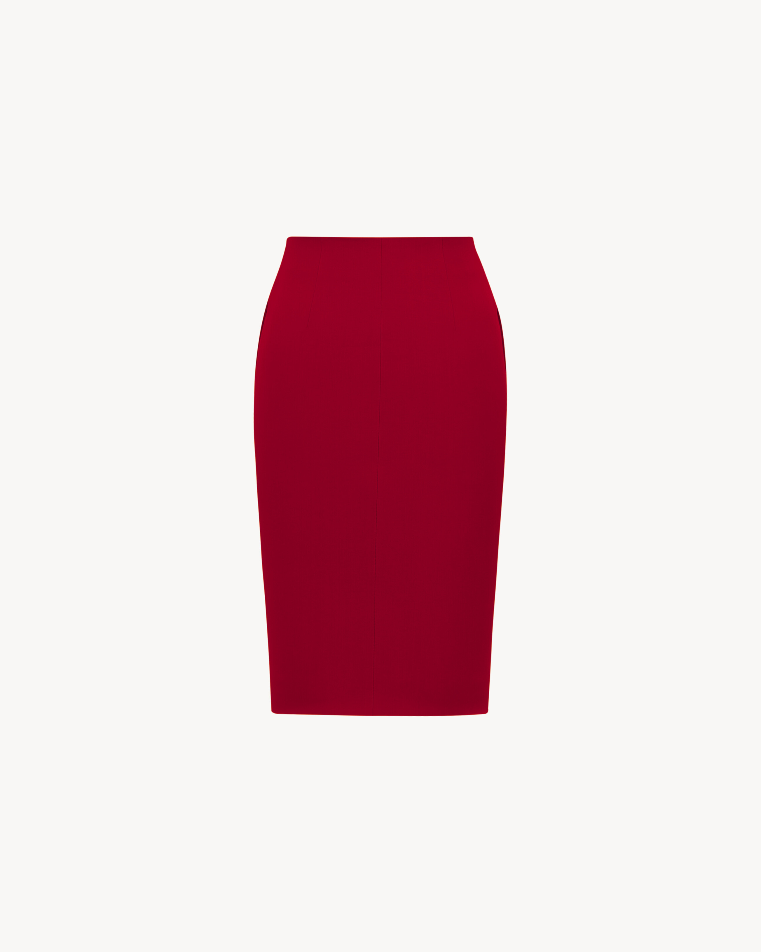 pencil skirt in satin