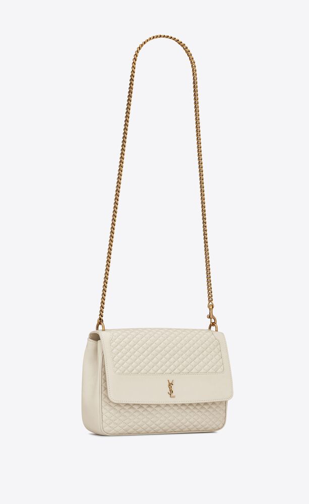 niki monogram ysl large flap shoulder bag