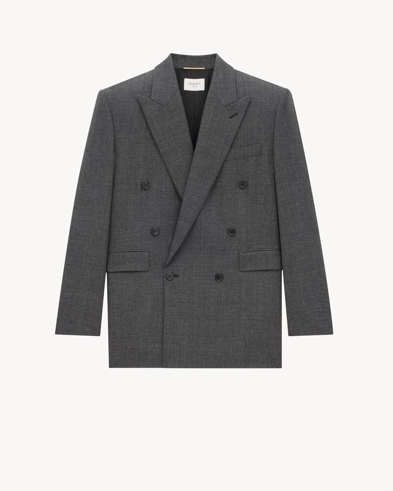 jacket in wool chiné