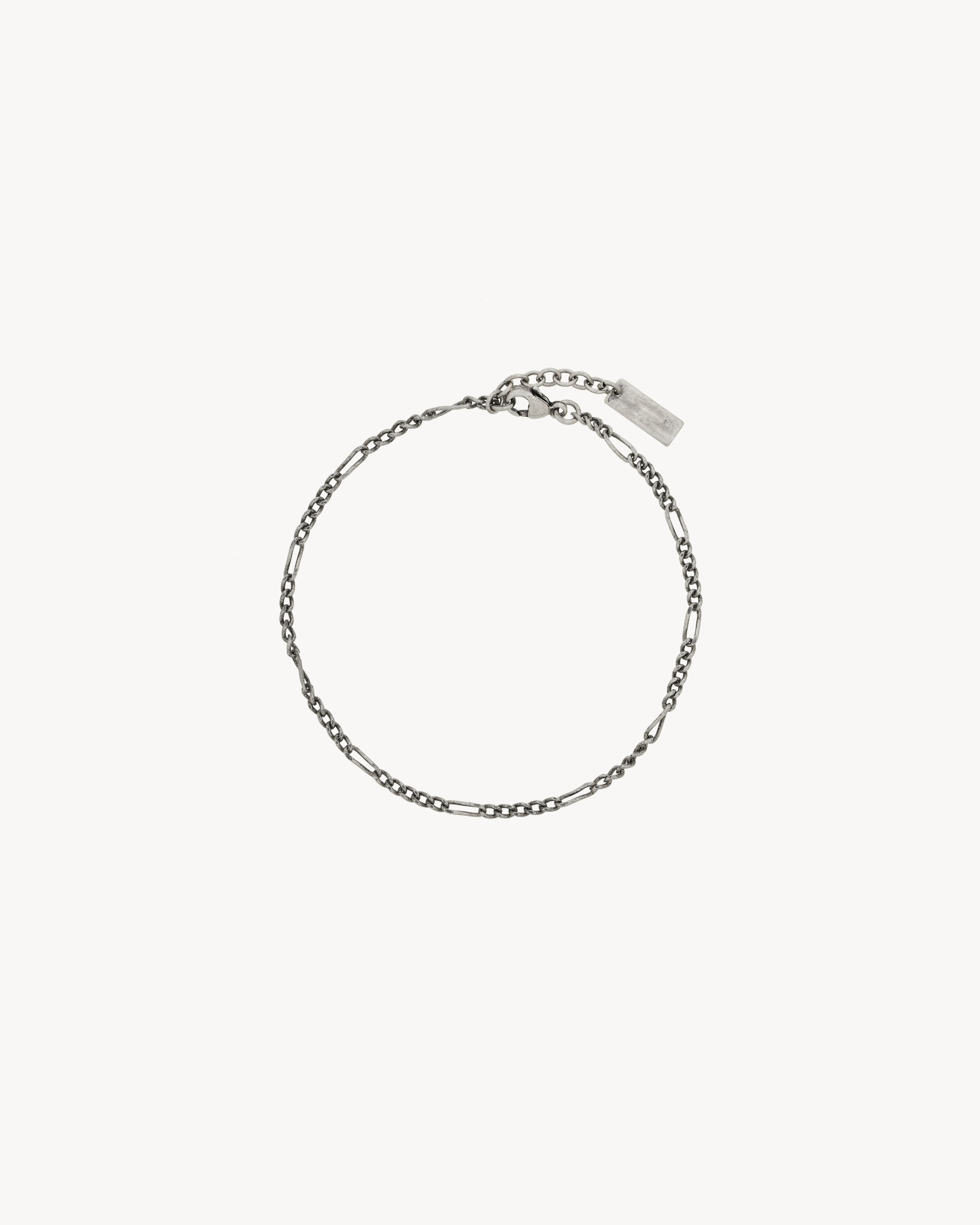 figaro chain bracelet in metal