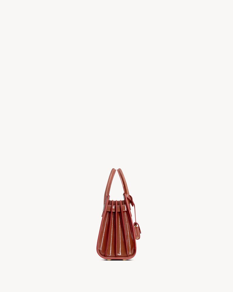 SAC DE JOUR in patent leather - nano