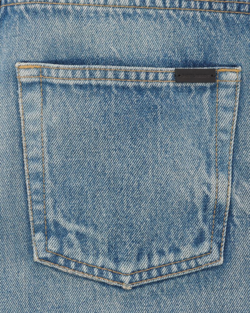 slim-fit jeans in hydrangea blue denim