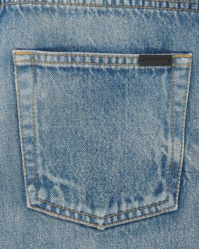 Slim-fit jeans in light fall blue denim, Saint Laurent