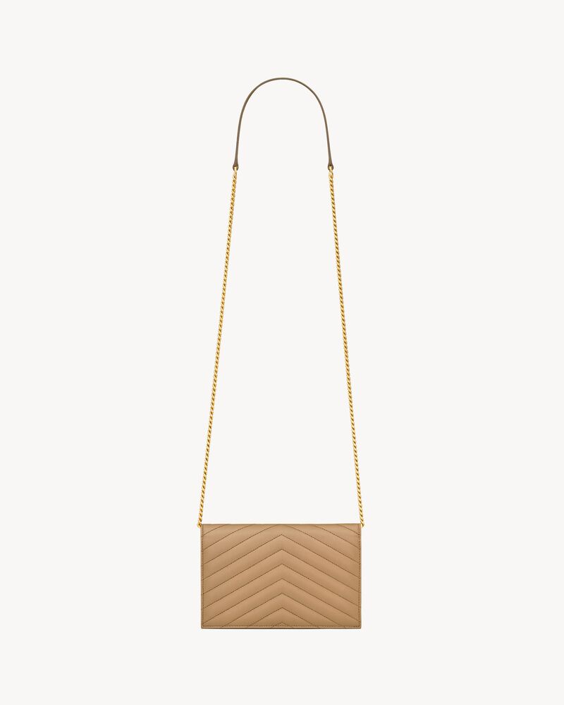 CASSANDRE ENVELOPE CHAIN WALLET IN LAMBSKIN