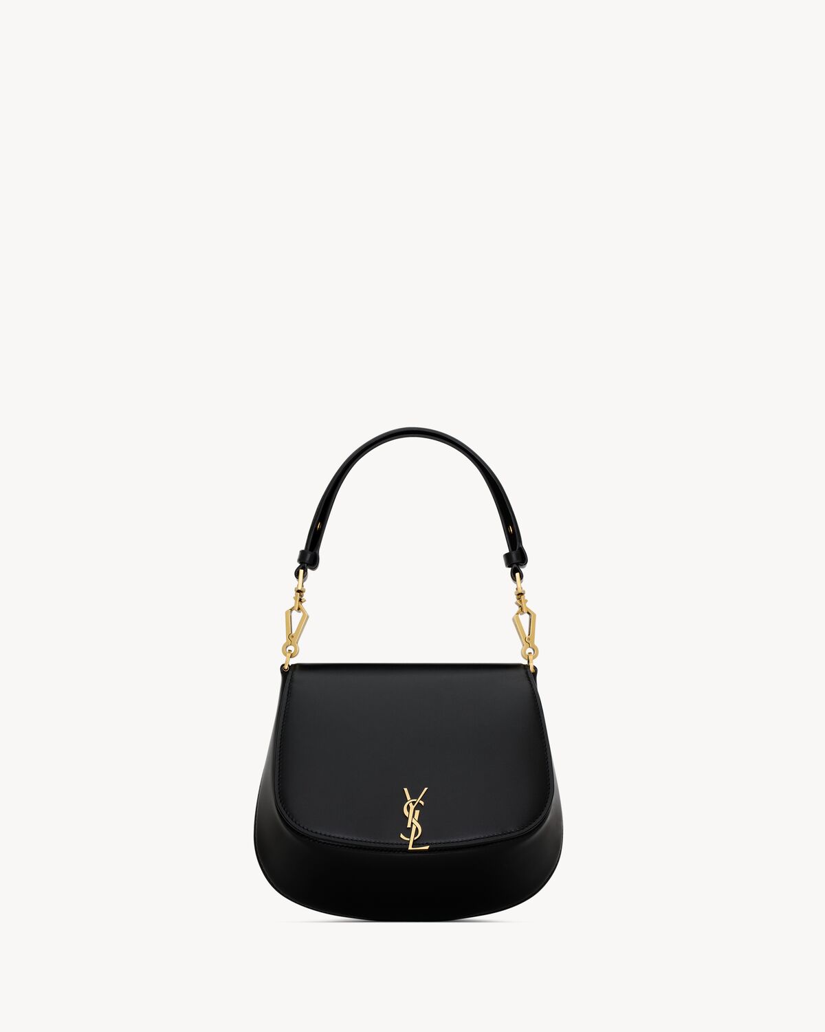 Mini bolso VOLTAIRE TOP HANDLE en caja SAINT LAURENT NEGRO