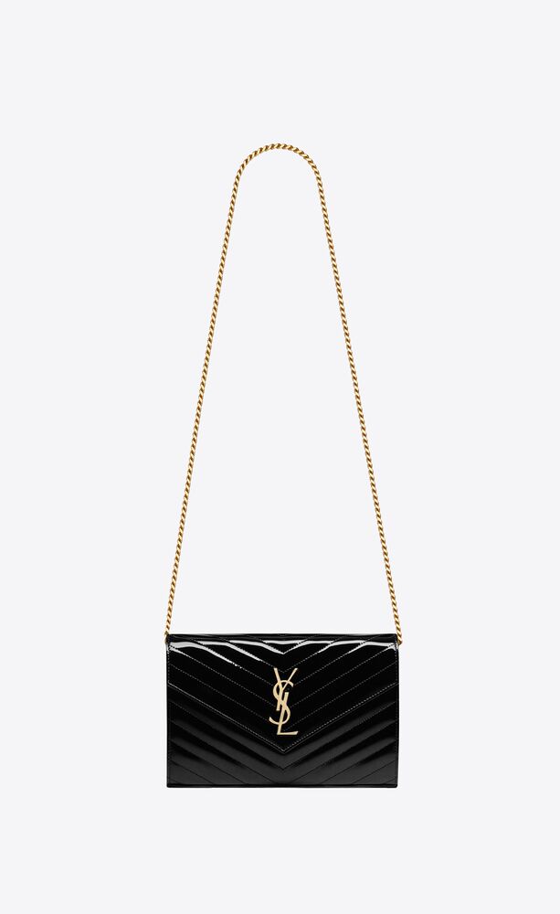 ysl patent leather wallet