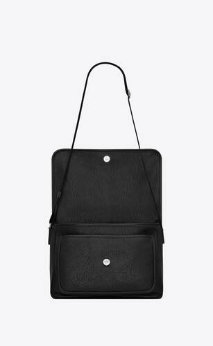 niki messenger in grained leather