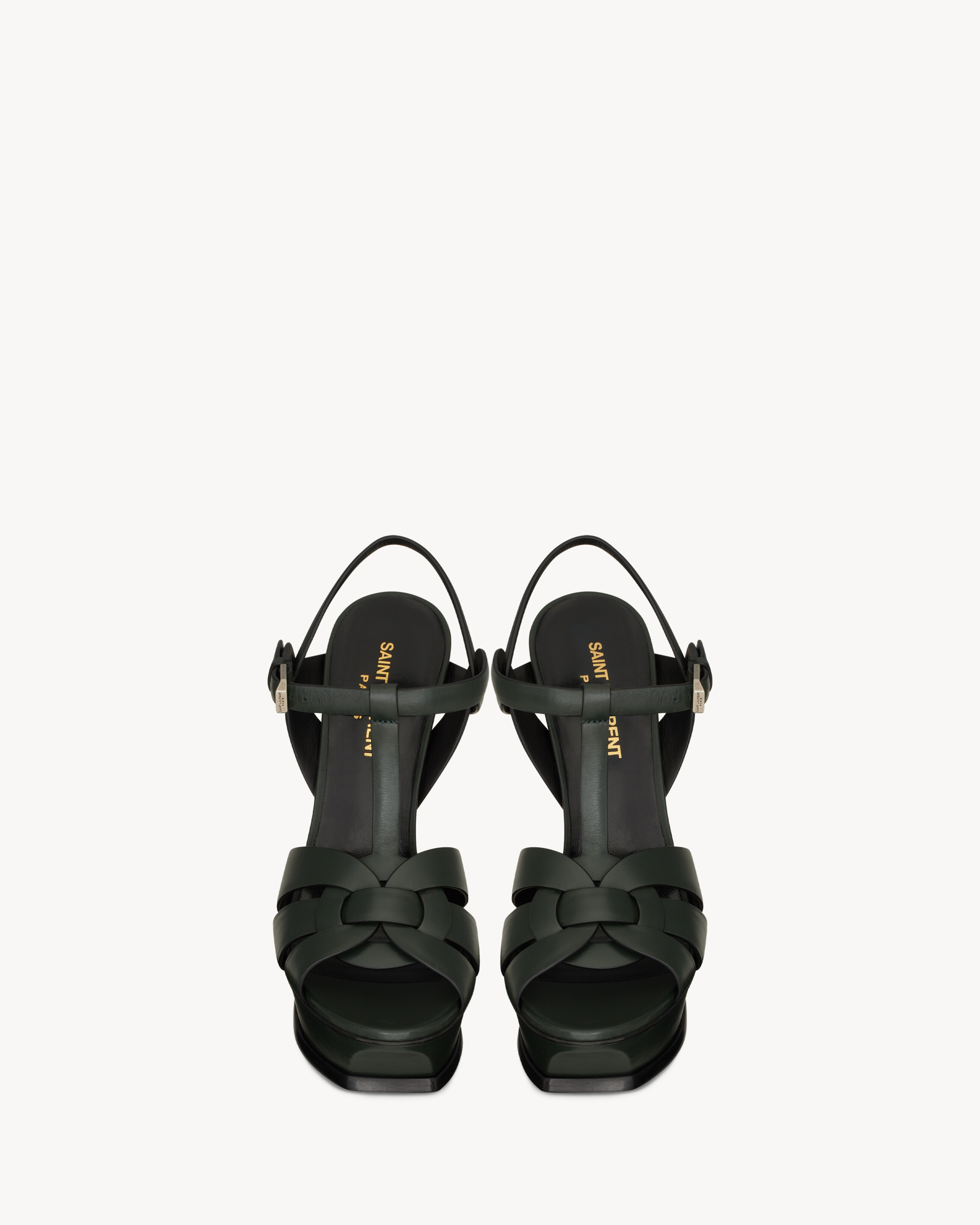 ★AMI PARIS★Tribute Sandals In Smooth Leather★大人気★ TRIBUTE PLATFORM SANDALS IN SMOOTH LEATHER | Saint Laurent