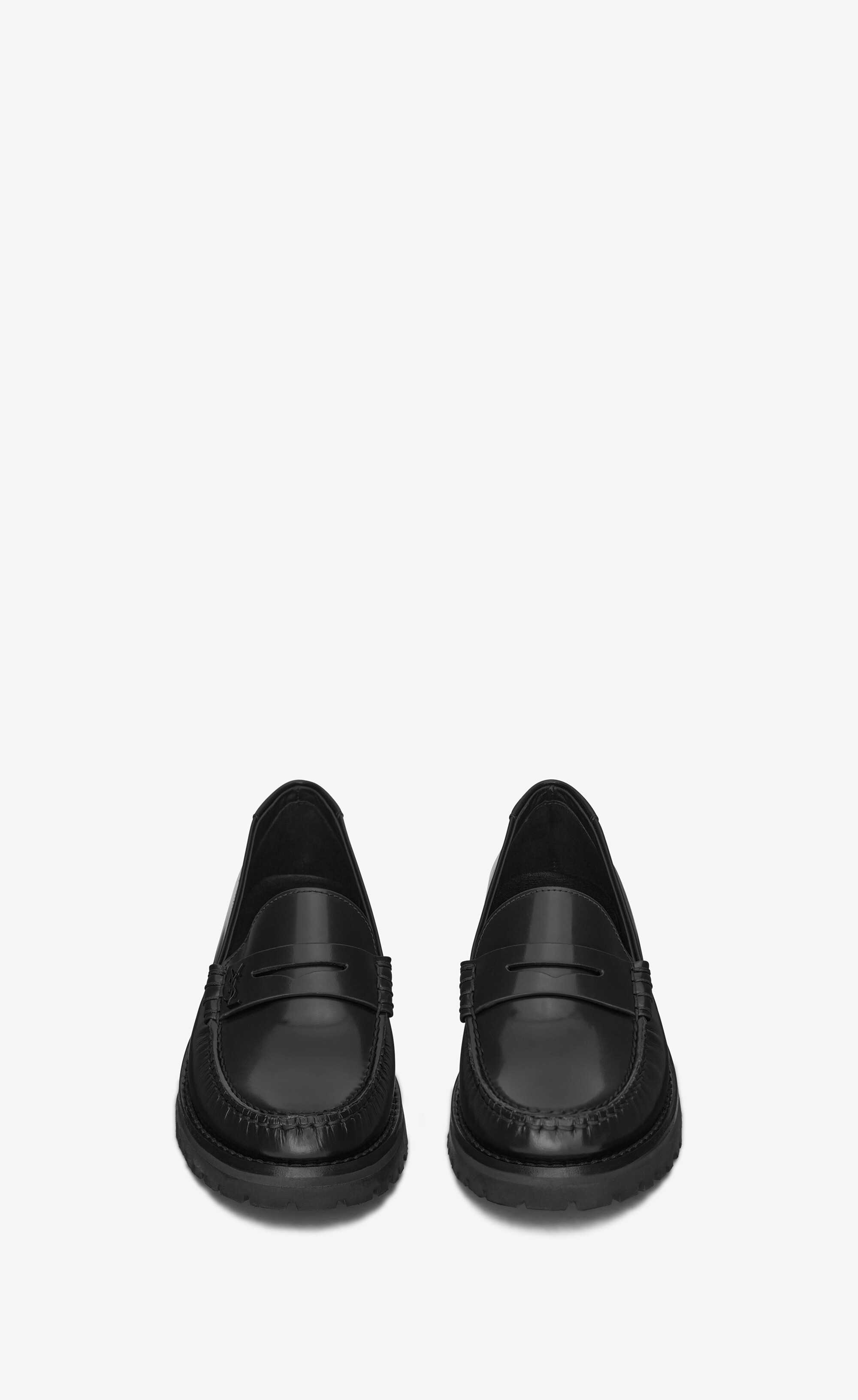 Shop Saint Laurent 2023 SS Loafer & Moccasin Shoes (716556AO9VV1000,  716556AO9VV 1000, 716556AO9VV, 716556 AO9VV 1000, 716556 AO9VV, BLACK  LEATHER LE LOAFERS LOAFERS) by CiaoItalia