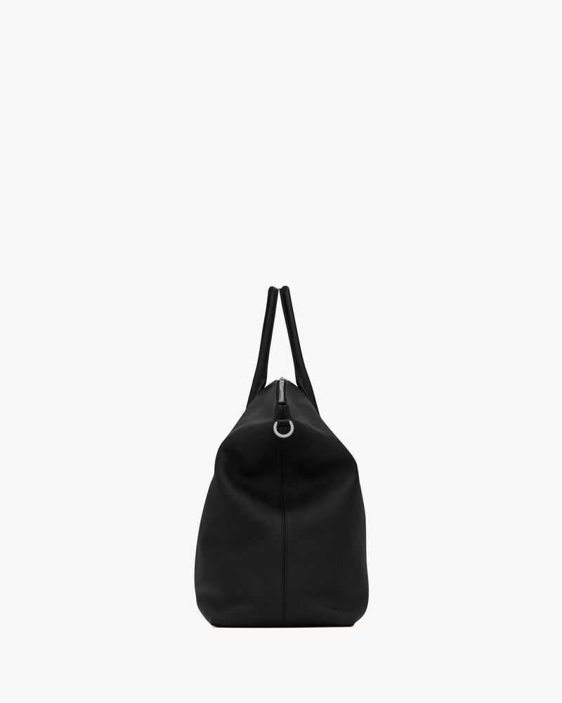 Bolso oversize Bowling de piel granulada