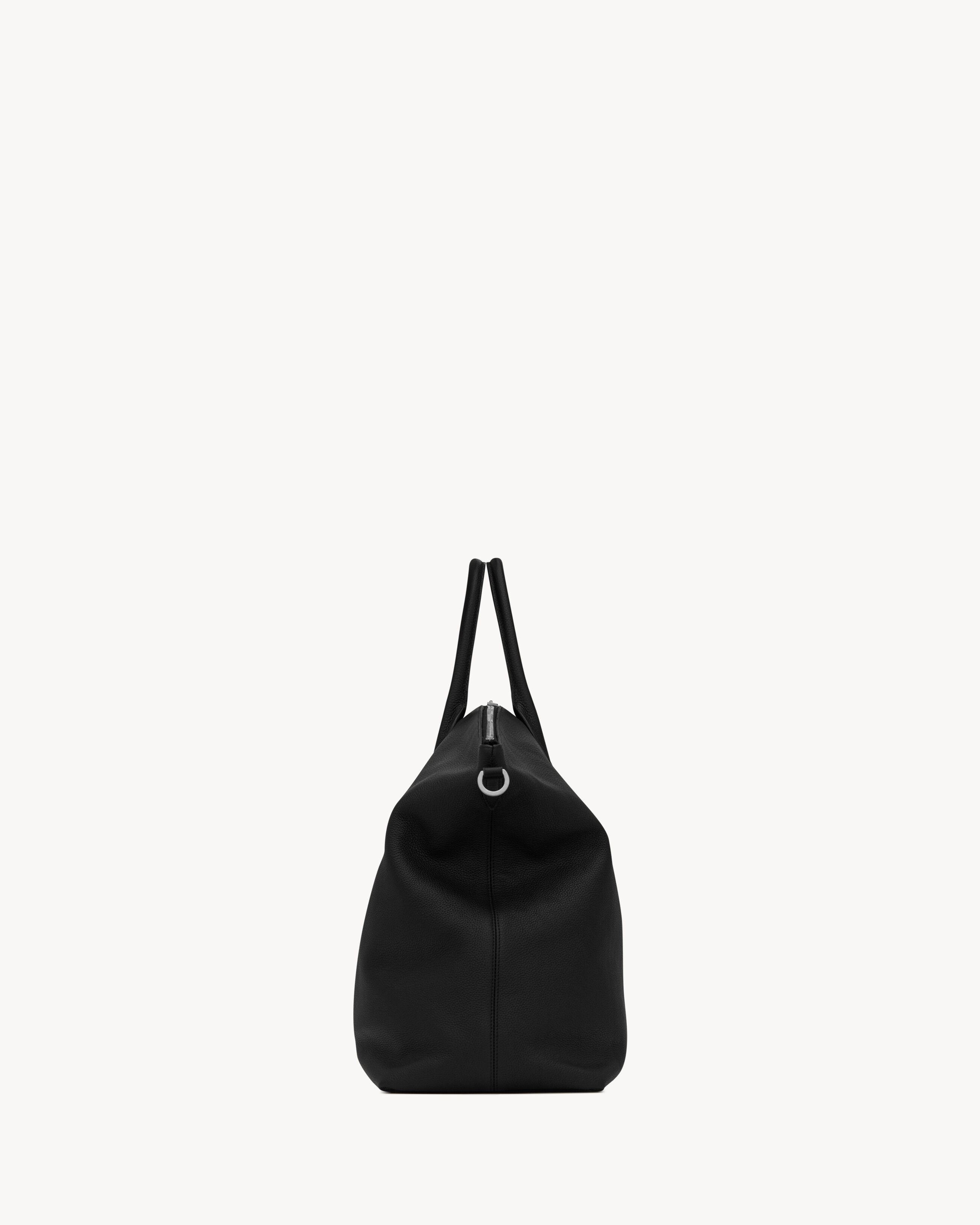 GIANT BOWLING bag in soft grained leather
