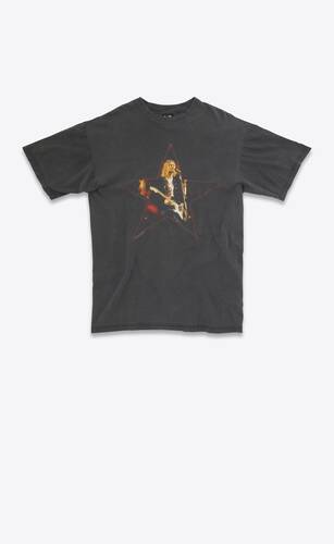 kurt cobain concert t-shirt in cotton