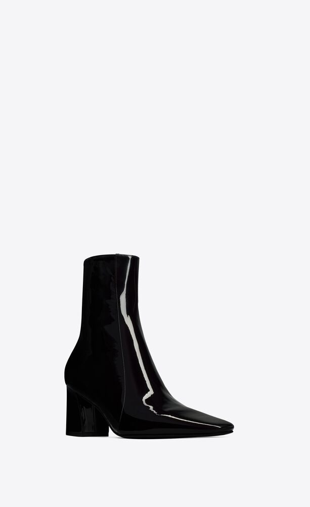 rainer zipped boots in patent leather